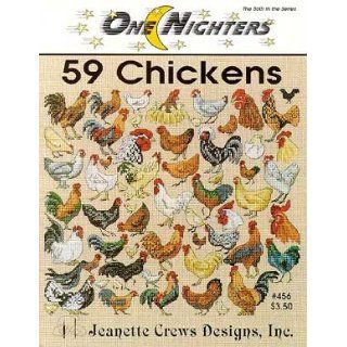 59 Chickens   Cross Stitch Pattern: Arts, Crafts & Sewing