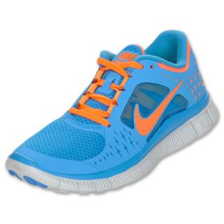 Womens Nike Free Run+ 3 Blue Glow/Platinum/Total