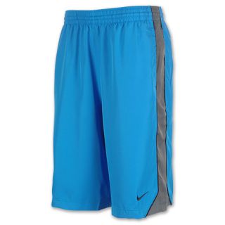 Nike Hustle Woven Mens Basketball Shorts Blue/Grey