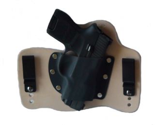  Leather Kydex IWB Hybrid Holster Sig Sauer P250 Subcompact 9 40 45 Nat