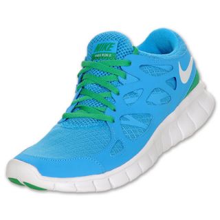 Nike Free Run+ 2 Mens Running Shoes Blue Glow