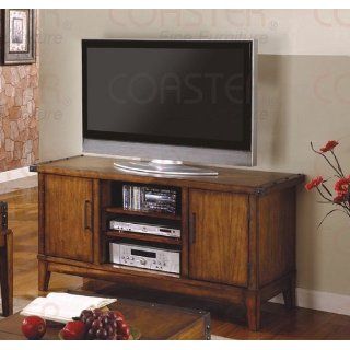 Transitional Style Solid Wood Flat Panel TV Stand Home