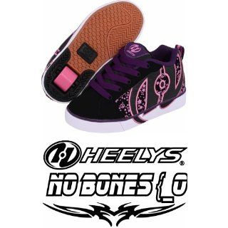 Heelys No Bones Girls Rollershoes (Black / Pink / Purple