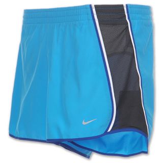 Womens Nike Dri FIT Pacer Running Shorts Blue Glow