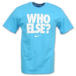 Nike Who Else Mens Tee Shirt Blue