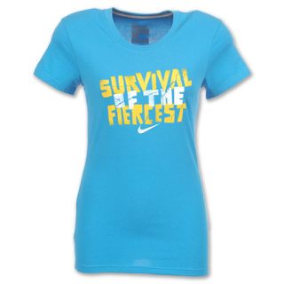 Nike Survival Womens Tee Shirt Blue