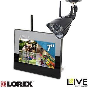 Lorex LIVE SD Wireless Home Monitoring System with 7 inch LCD Monitor