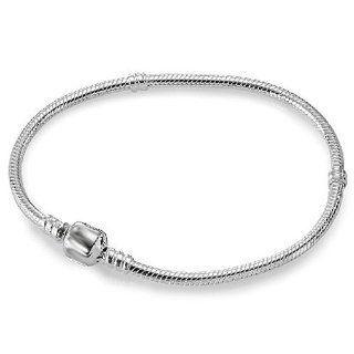 Silver Pandora compatible Charm Bracelet Jewelry