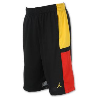 Mens Jordan Bankroll Shorts Black/Challenge Red
