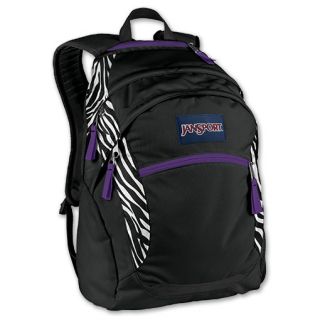 JanSport Wasabi Backpack Black/White/Zebra