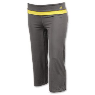 adidas adiFIT Womens Capri Pants Sharp Grey/Prime