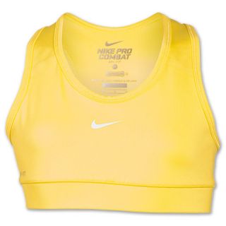 Girls Nike Pro Core Sports Bra Electric Yellow