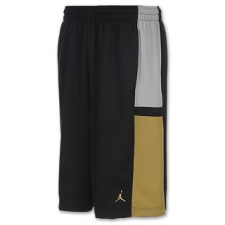 Mens Jordan Bankroll Shorts Black/Gold/Silver