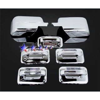 04 08 Ford F 150 Chrome 4 Door+Mirror+Tailgate Handle Covers Combo