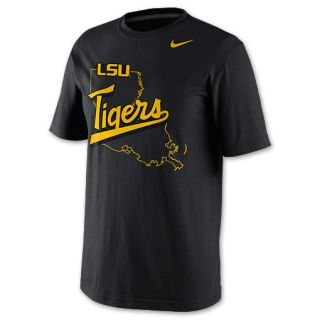 Mens Nike LSU Tigers NCAA State T Shirt Black
