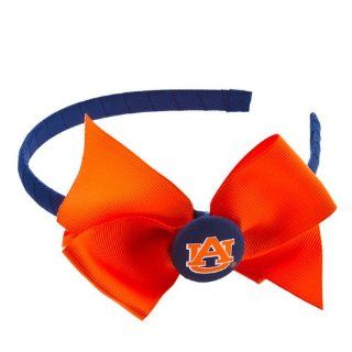 DR   Collegiate Headband Navy Headband with an Orange