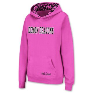 Wake Forest Demon Deacons NCAA Womens Hoodie Pink