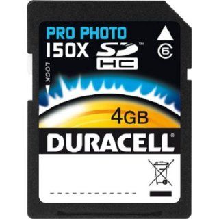 Duracell 4GB Duracell Pro Photo 150X SD SDHC Class 6
