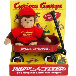 Radio Flyer Little Red Wagon   Curious George Monkey Bean