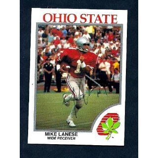 Mike Lanese Signed Autographed Ohio State Buckeyes Card