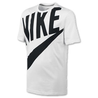 Mens Nike Exploded Futura Tee Shirt White/Stealth