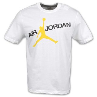 Jordan Juxtapoz Jumpy Mens Tee Shirt White/Yellow