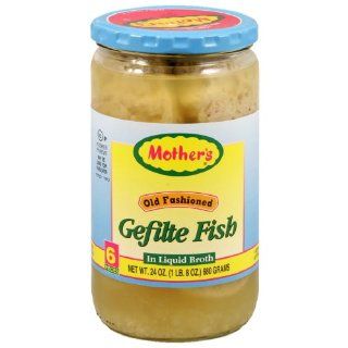 Mothers Old Fashioned Gefilte Fish Liquid Broth, 24 ounces Glass