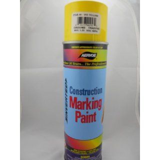 Aervoe Yellow High Delivery Marking Paint Spray Home