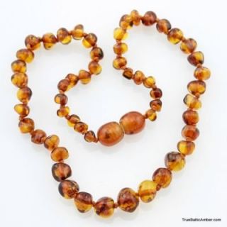  Necklace   Honey Amber Round w/ THE ART OF CURE Jewelry Pouch