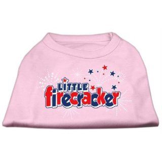Little Firecracker Screen Print Shirts Light Pink XL (16