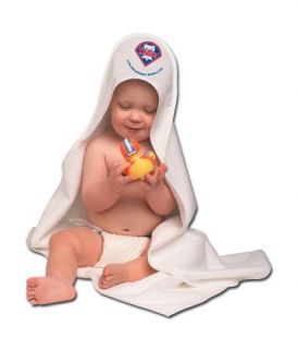 of Philadelphia Phillies Baseball Infant Baby Hooded Bath Towel