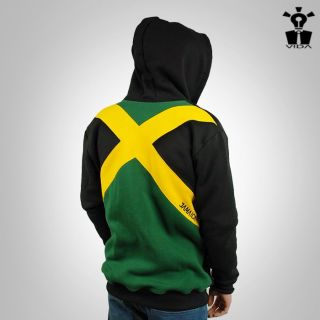 Hoodie Rasta Reggae Jamaica Lion of Judah Vida Shirt Marley Jacket