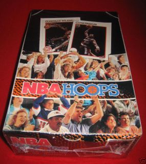 1991 92 NBA Hoops Series 1 Factory SEALED Box