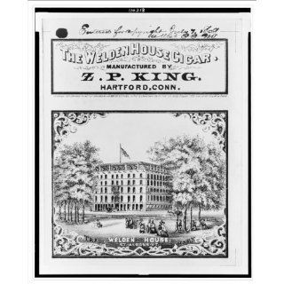 Historic Print (M) The Welden House cigar. Manufactured