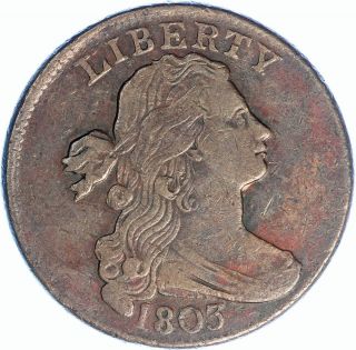 1803 Draped Bust Large Cent Small Date Large Fraction s 260