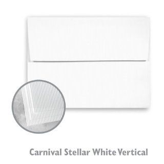 Carnival Vertical Stellar White Envelope   1000/Carton