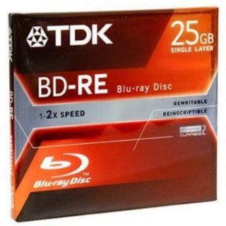 TDK 48699 2X 25GB Blu ray Single Layer Rewritable