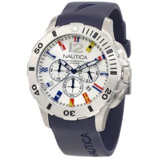 Nautica Mens N18640G Bfd 101 Dive Style Chrono Flag Watch Watches
