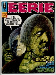 Eerie 20 VG Warren Horror Comic Magazine 1969