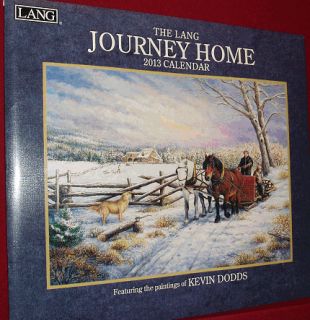  Lang Journey Home Calendar Horse Drawn Sleigh Old Homes Outdoor Scenes