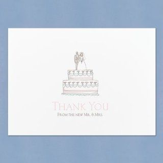 Mr. and Mrs. Thank You Cards   Box of 50 