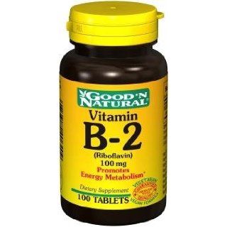 GoodN Natural   Vitamin B 2 (Riboflavin) 100 mg, 100 Tablets 