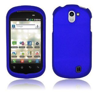 LG DoublePlay C729   Blue Hard Plastic Case Cover