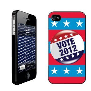 Patriotic Theme   Vote 2012   BLACK Protective iPhone 4