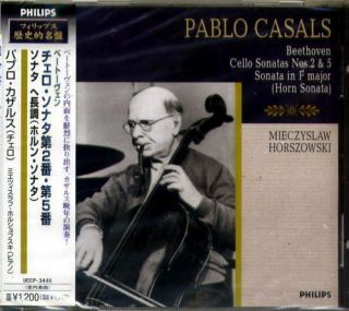  Cello Sonatas No 2 5 Casals Horszowski Philips Japan SEALED