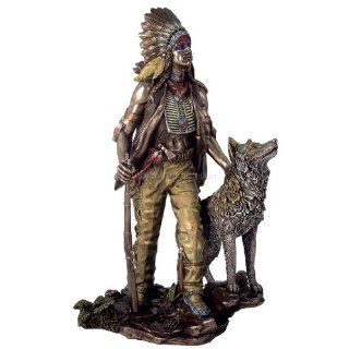 Native American Indian Sculpture   Hunting Companion Home