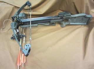 Vintage Horton Exp 150 Crossbow with 2 Real Tree Arrows