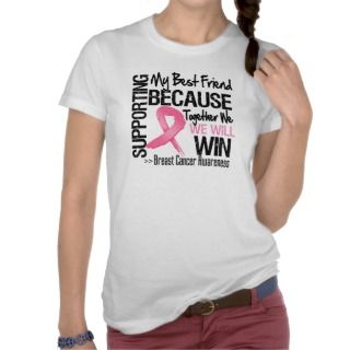 Supporting My Best Friend   Breast Cancer Awarenes T shirt