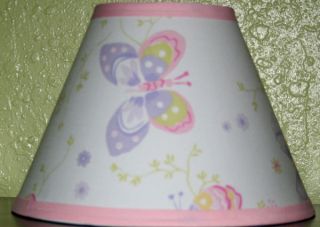 Lamp Shade MW Pottery Barn Kids Lindsey Butterfly Pink