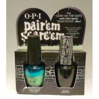 opi halloween 2011 pairem scareem **black shatter AND zoom body to